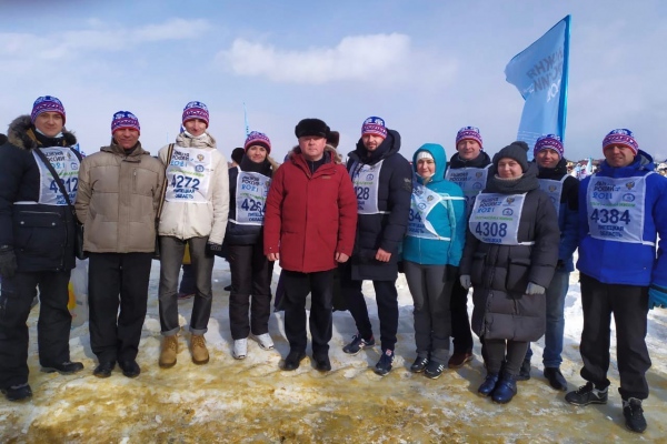 Коллектив Контрольно-счетной палаты Липецкой области принял участие в лыжной гонке «Лыжня России - 2021»
