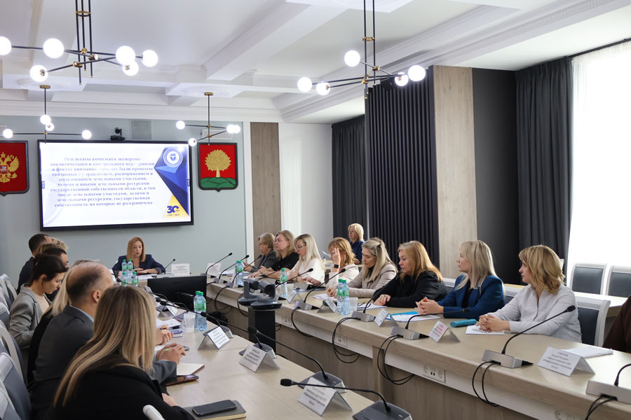 В фокусе внимания Контрольно-счетной палаты управление земельными ресурсами Липецкой области
