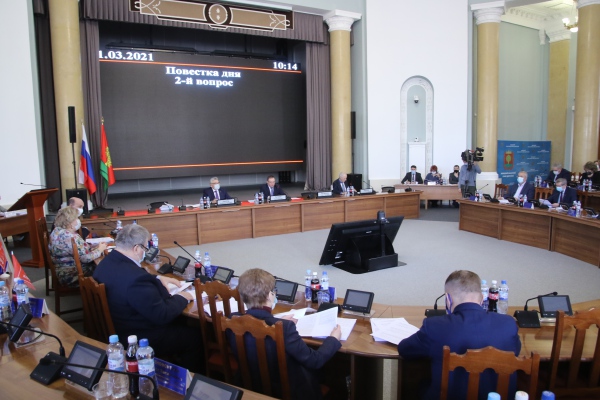 И.о. председателя Контрольно-счетной палаты Липецкой области приняла участие в сессии Липецкого областного Совета депутатов